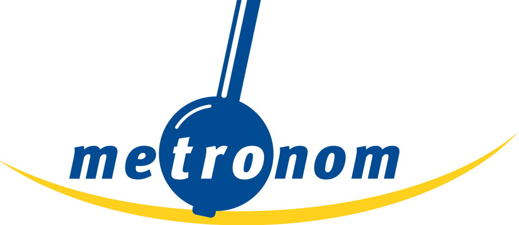 2000px Logo metronom Eisenbahngesellschaft weiss